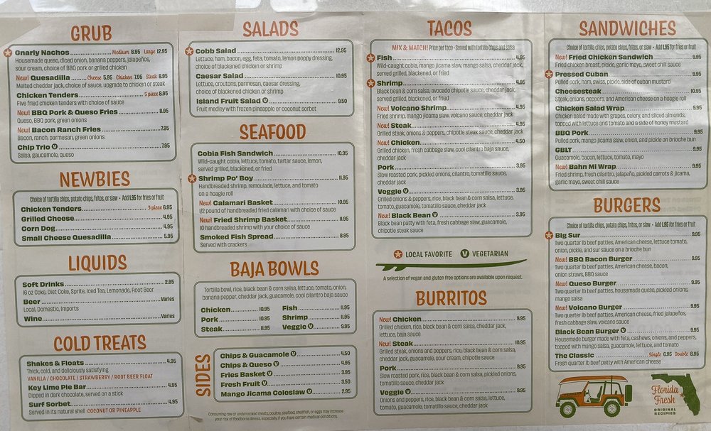 Pearly's Beach Eats 45 Papaya St, Clearwater