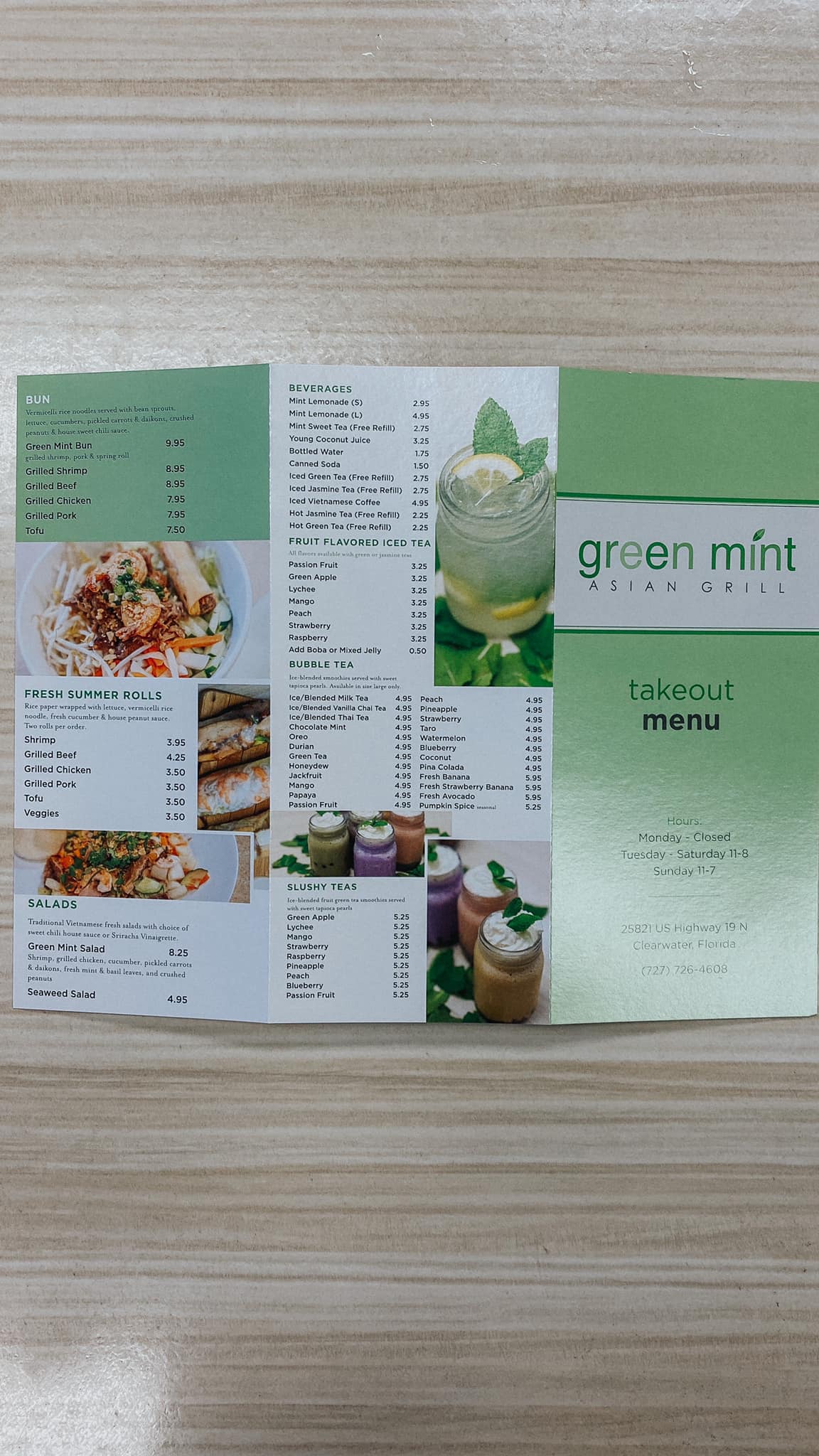 Green Mint Asian Grill 25821 US Hwy 19 N, Clearwater