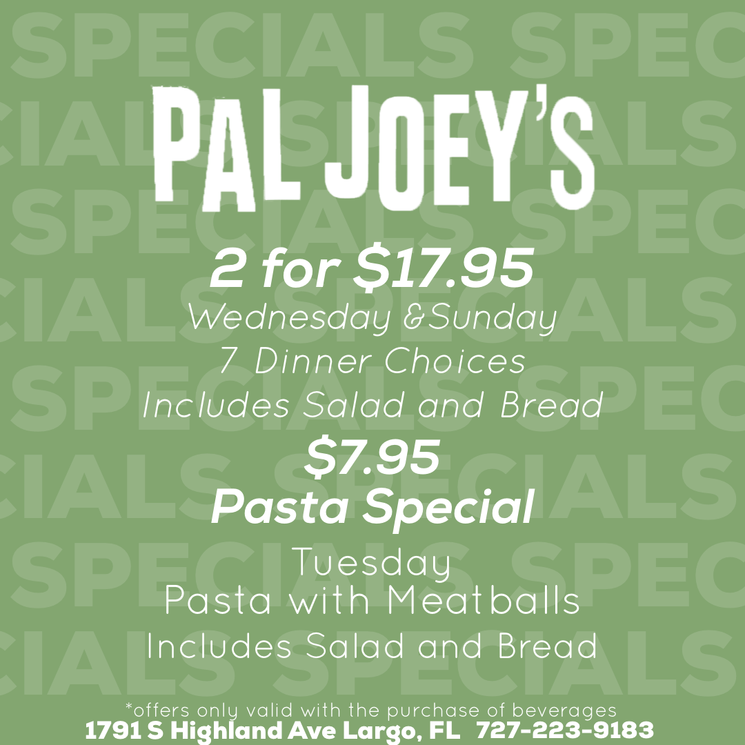 Pal Joey's 1791 S Highland Ave, Clearwater