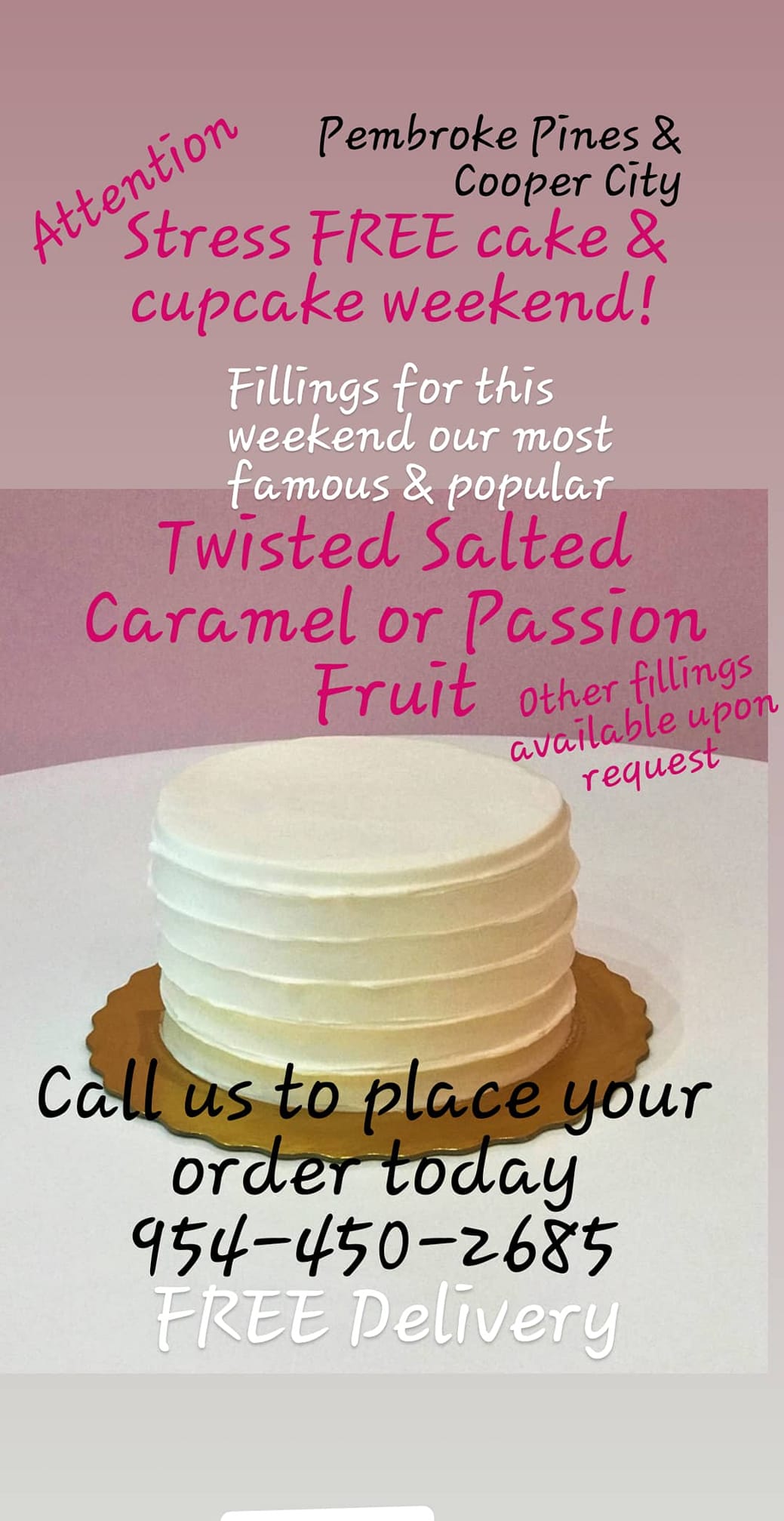 Elite Cake 12330 SW 53rd St, Cooper City