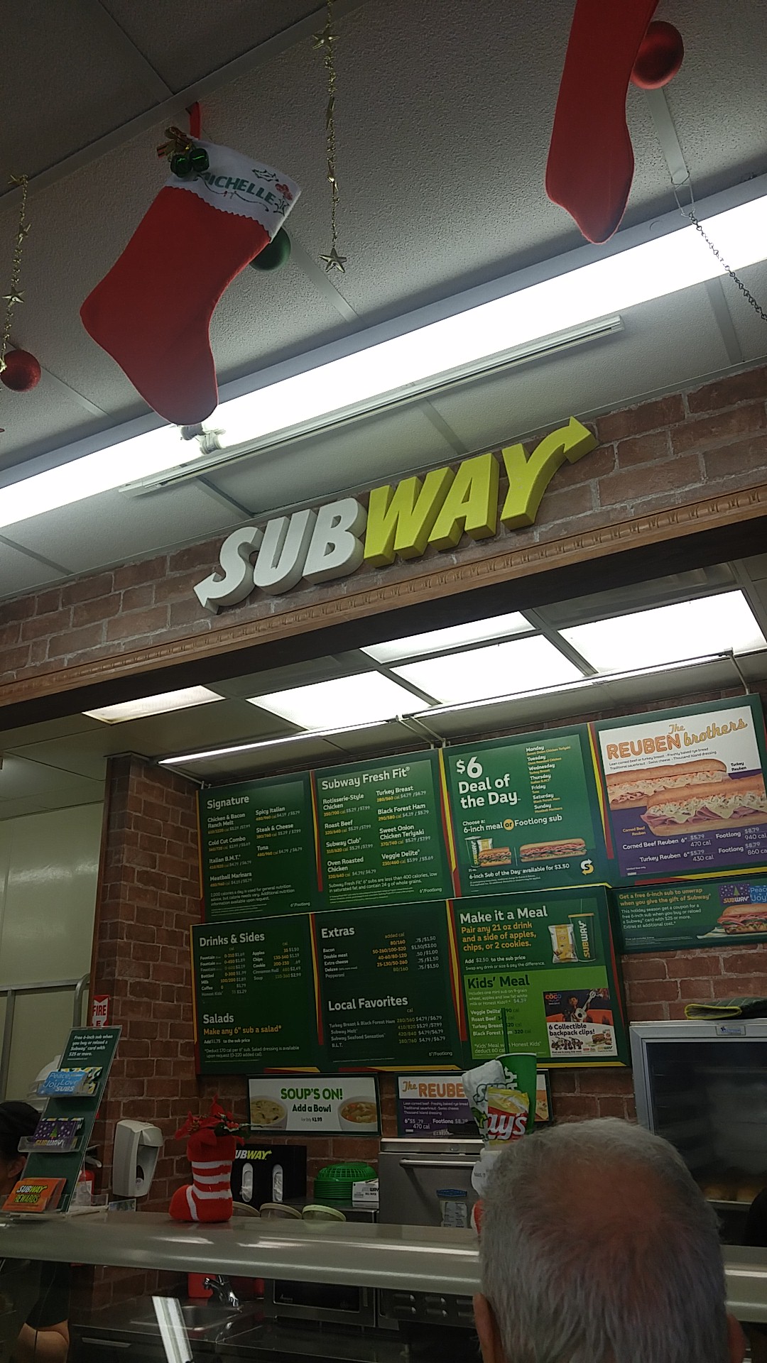 Subway Menu