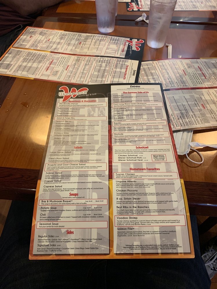 Wunderbar Sports Bar & Grill 4995 SW 148th Ave, Davie