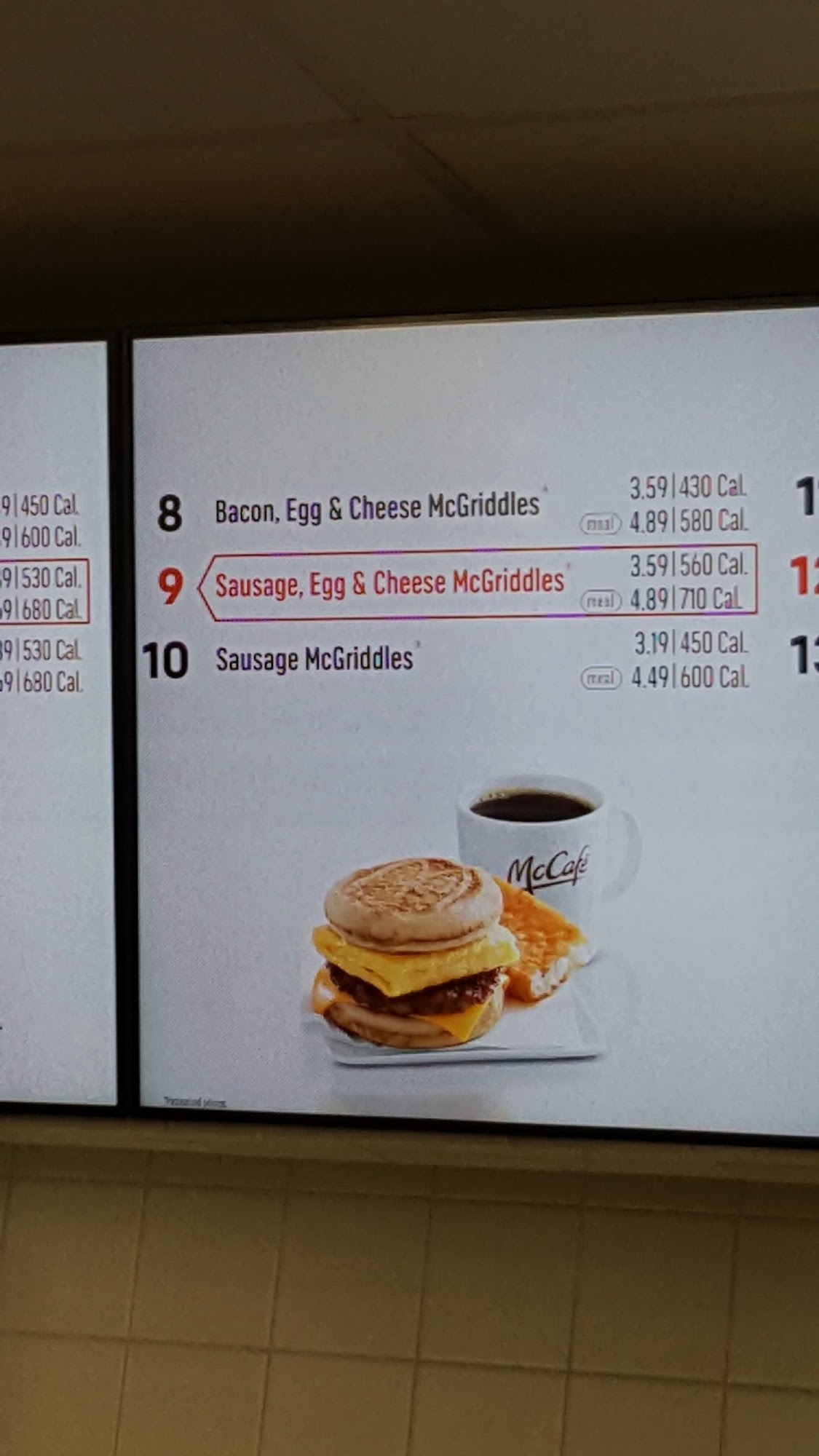 McDonald's Menu