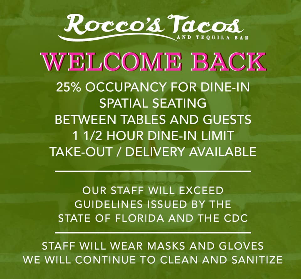 Rocco's Tacos & Tequila Bar 1313 E Las Olas Blvd, Fort Lauderdale