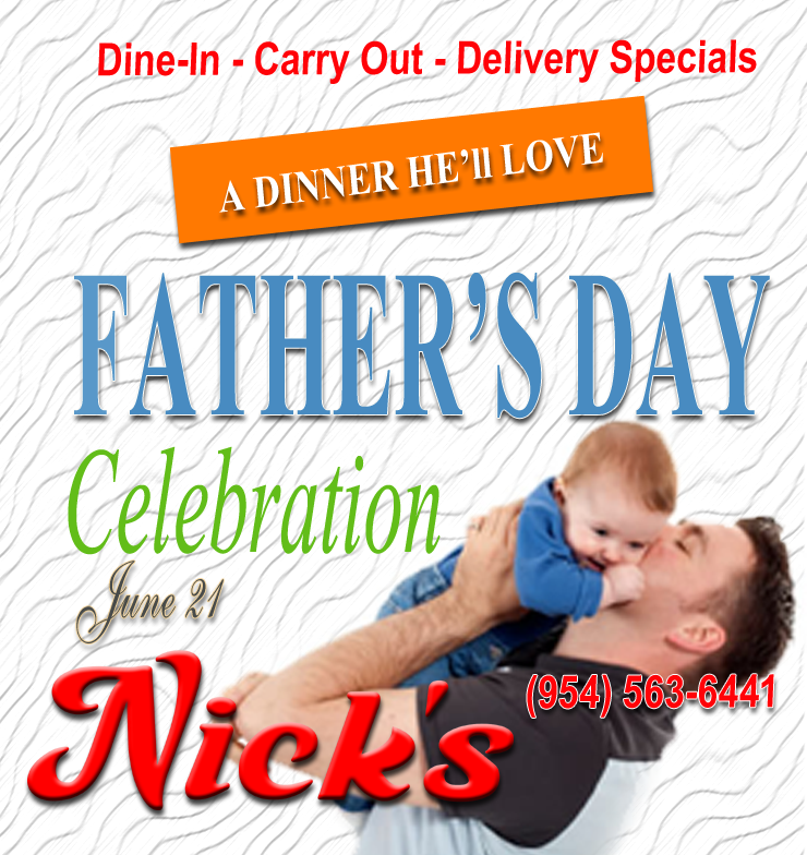 Nick's Italian Restaurant 3496 N Ocean Blvd, Fort Lauderdale