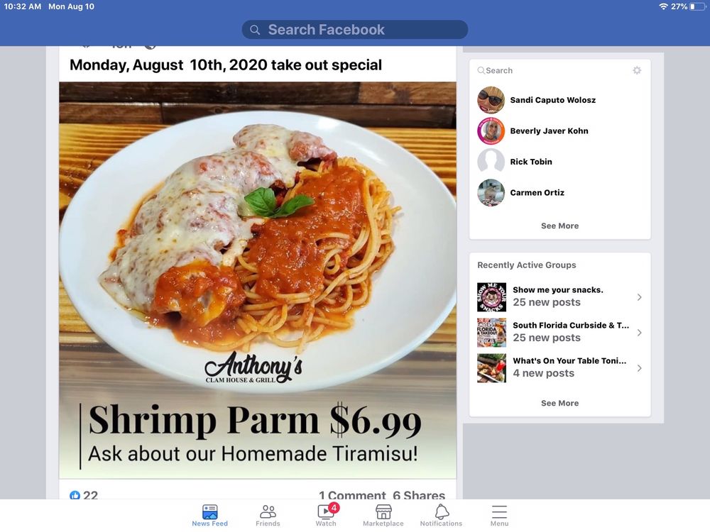 Anthony's Clam House & Grill 2861 E Commercial Blvd, Fort Lauderdale
