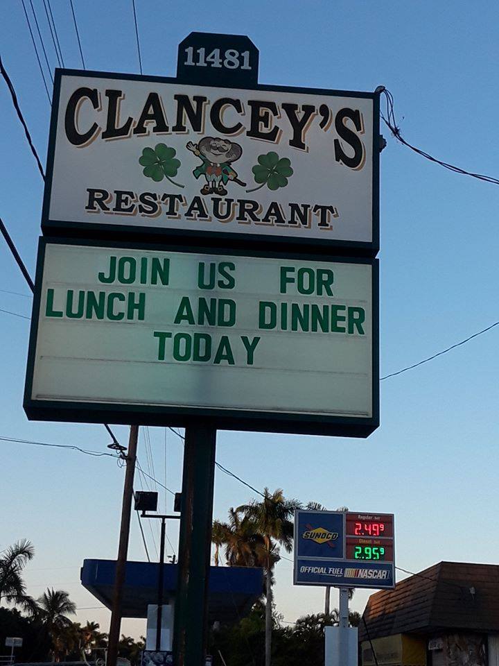 Clancey's Restaurant Fort Myers 11481 McGregor Blvd, Fort Myers