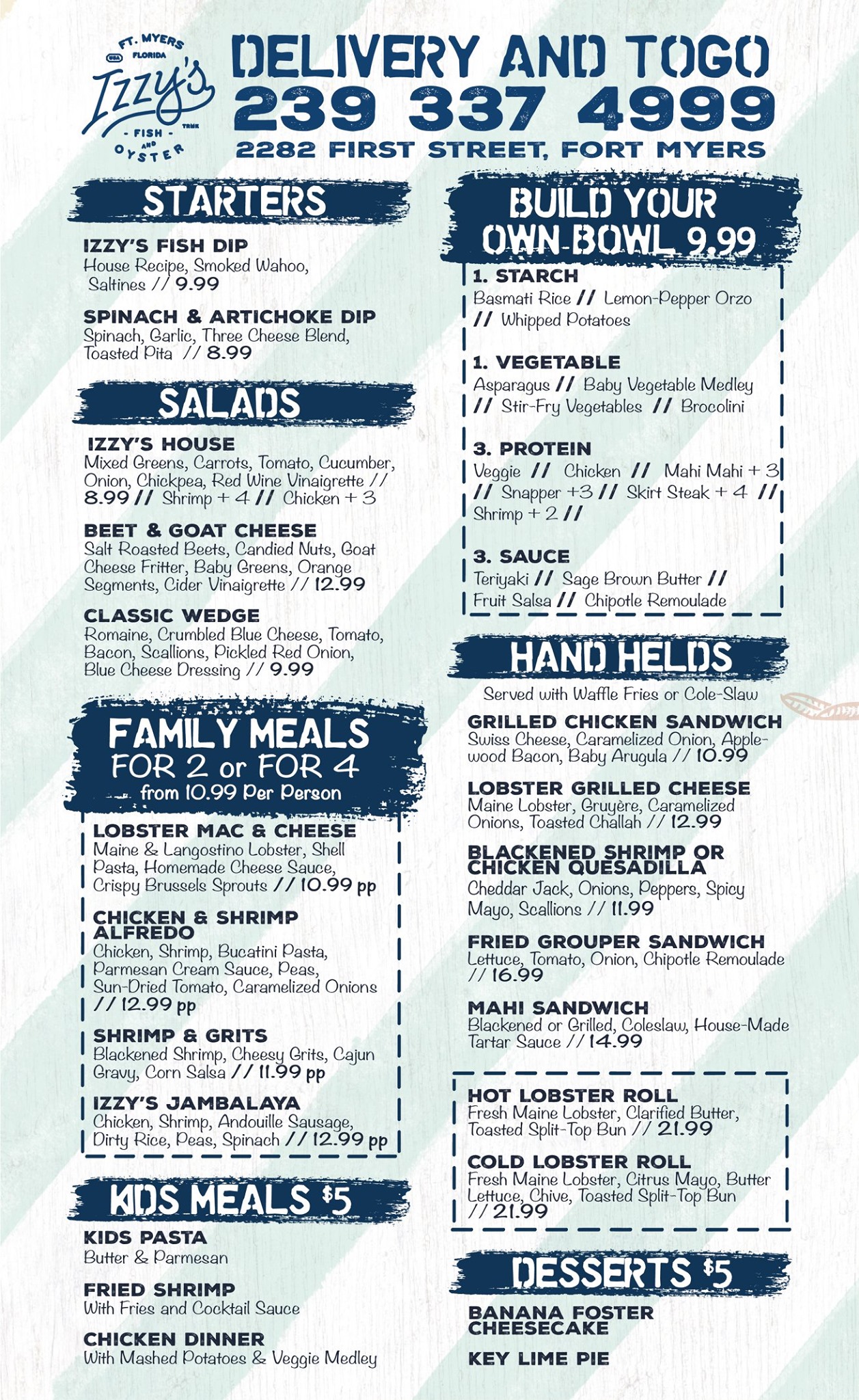 Izzy's Fish & Oyster 2282 First St, Fort Myers