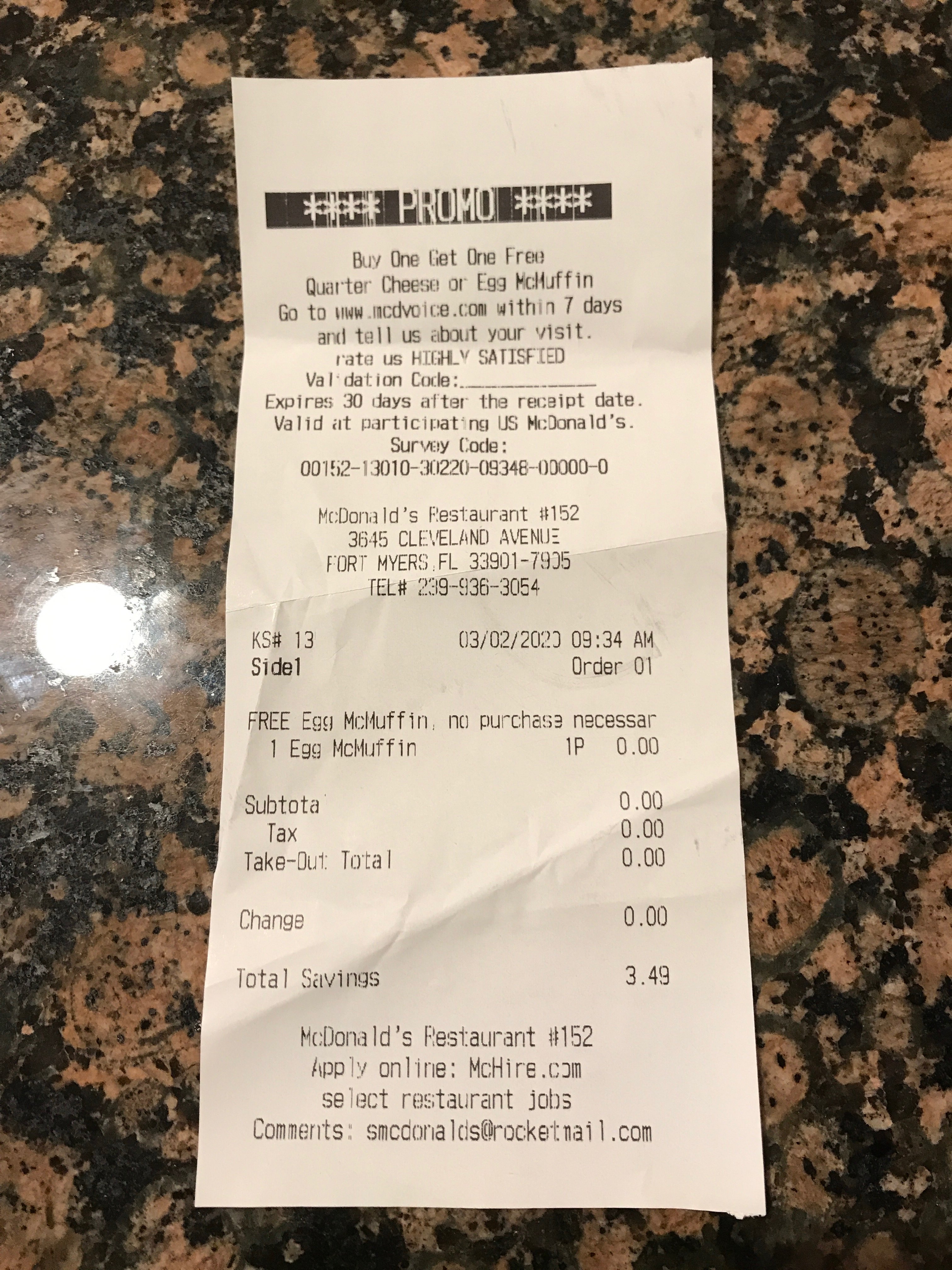 McDonald's Menu