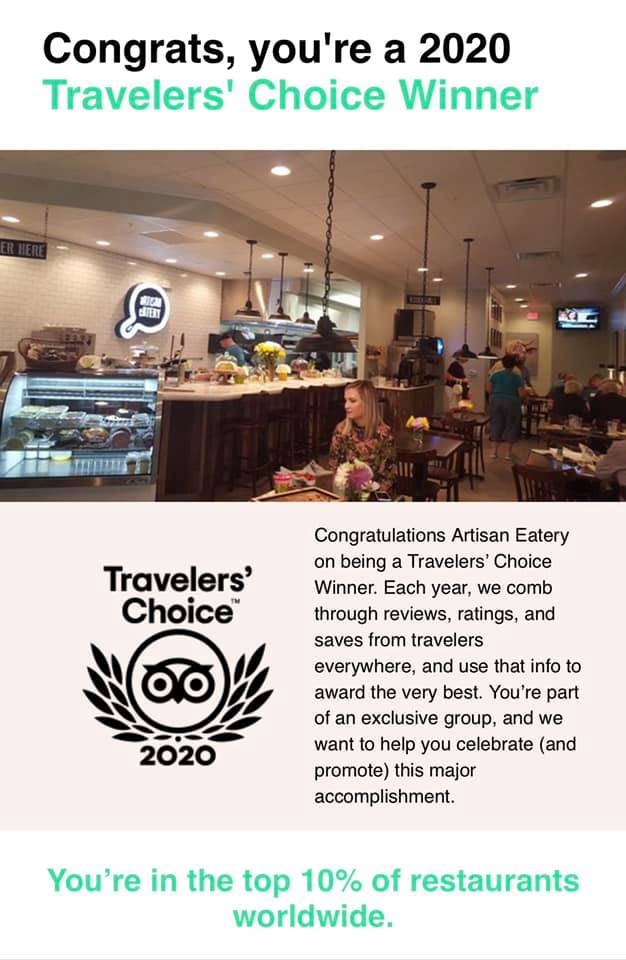 ARTISAN EATERY 8951 Daniels Pkwy, Fort Myers