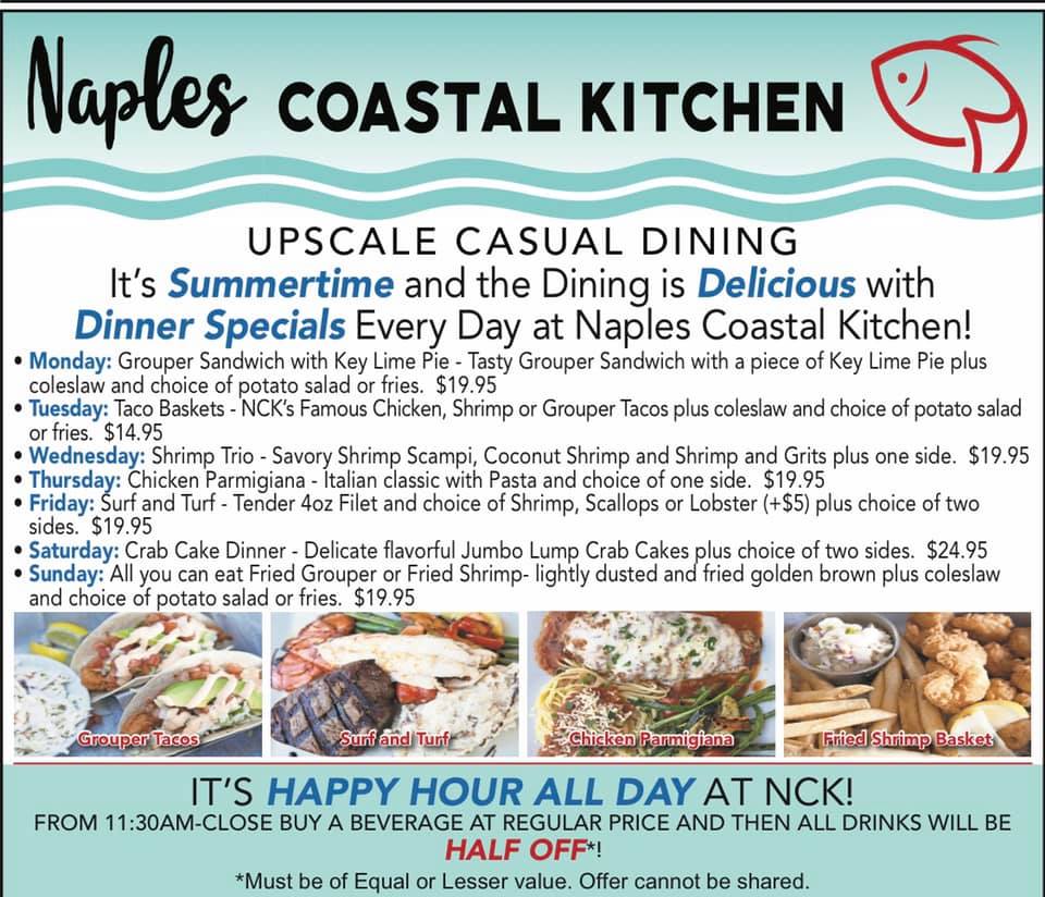 Naples Coastal Kitchen 9908 Gulf Coast Main St #165, Fort Myers