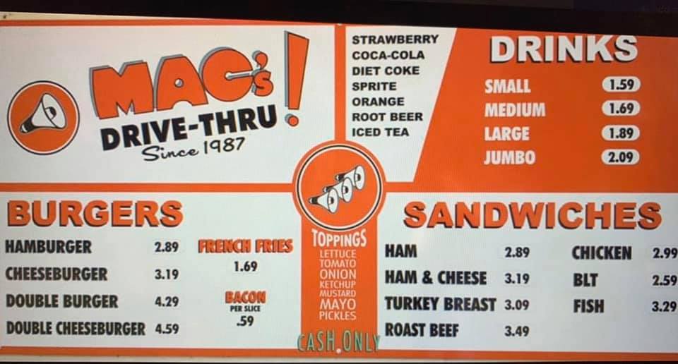 Mac's Drive Thru 129 NW 10th Ave, Gainesville