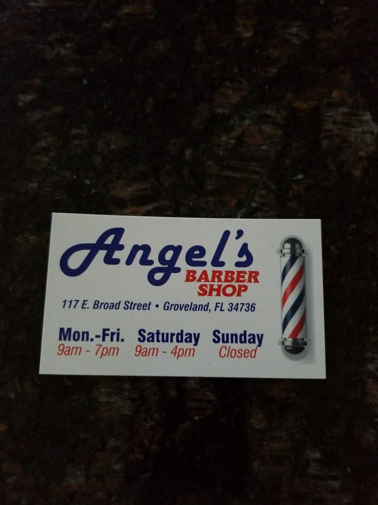 Angel's Barber Shop 117 E Broad St, Groveland Florida 34736