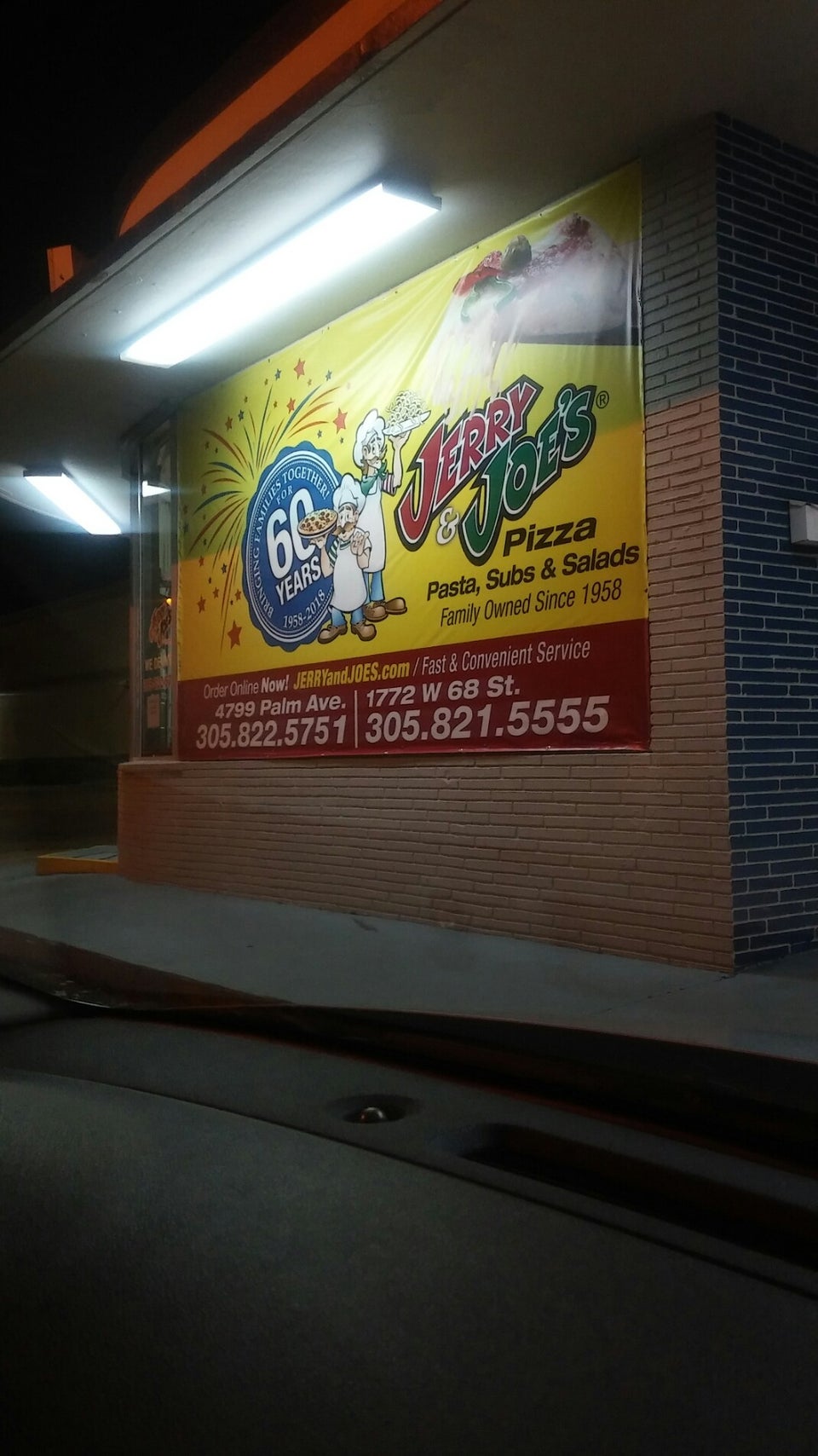 Jerry & Joe's Pizza 4799 Palm Ave, Hialeah