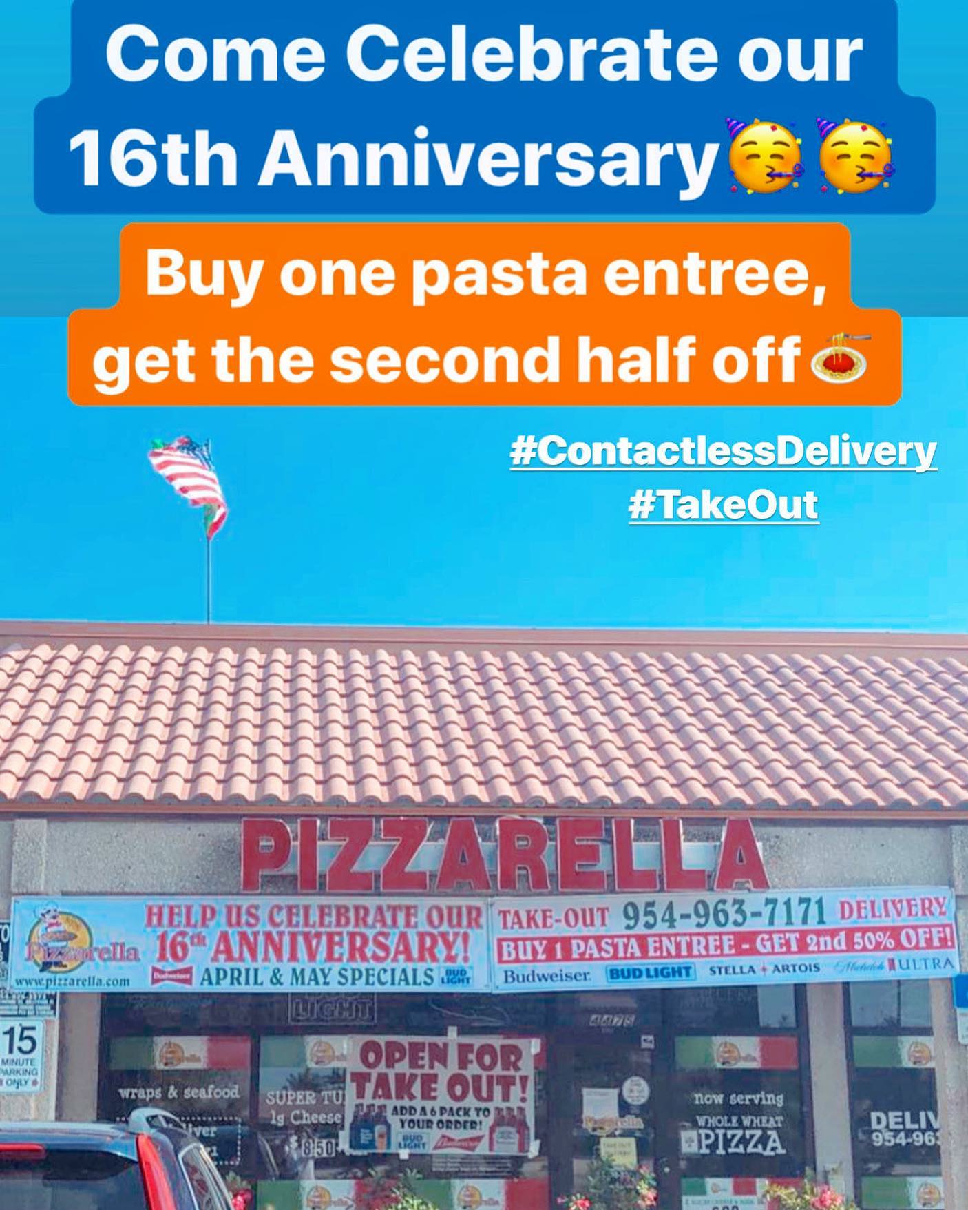 Pizzarella Italian Restaurant 4475 Sheridan St, Hollywood