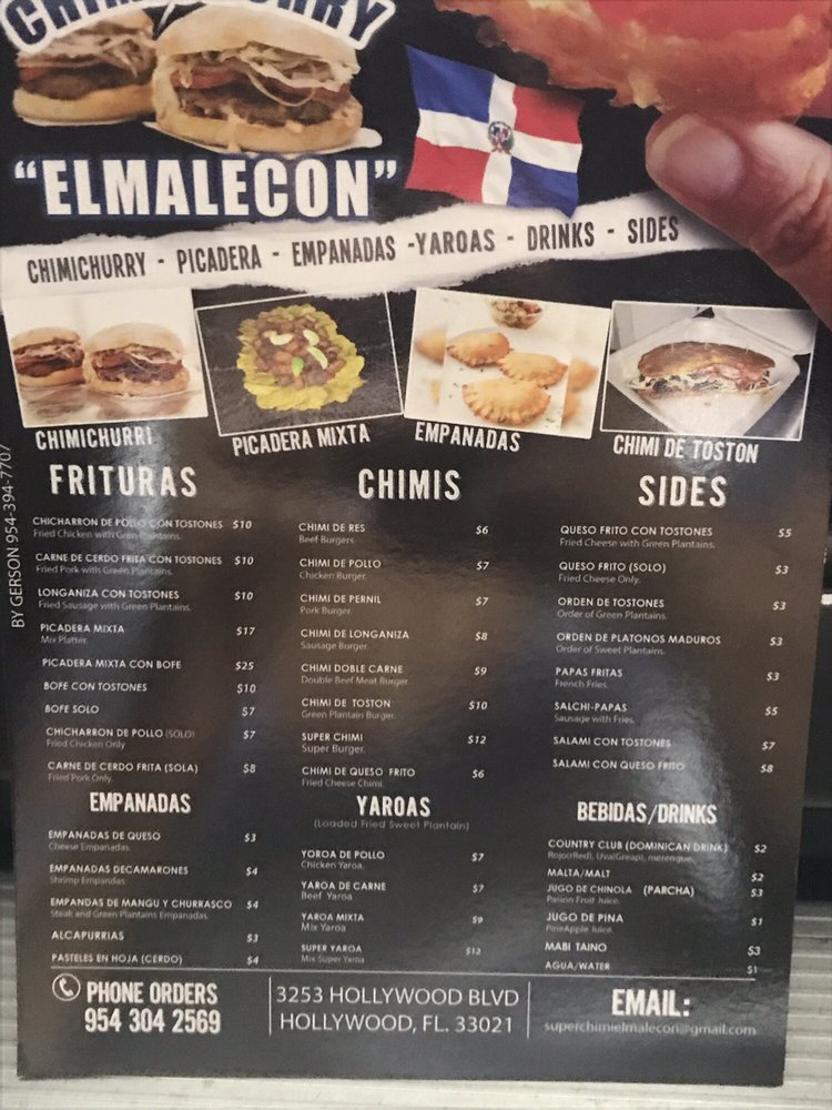 Super chimichurry el malecon 5911 Pembroke Rd, Hollywood