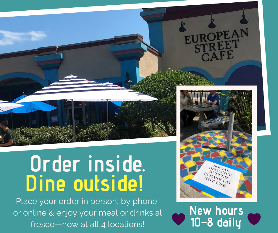 European Street Cafe 2753 Park St, Jacksonville