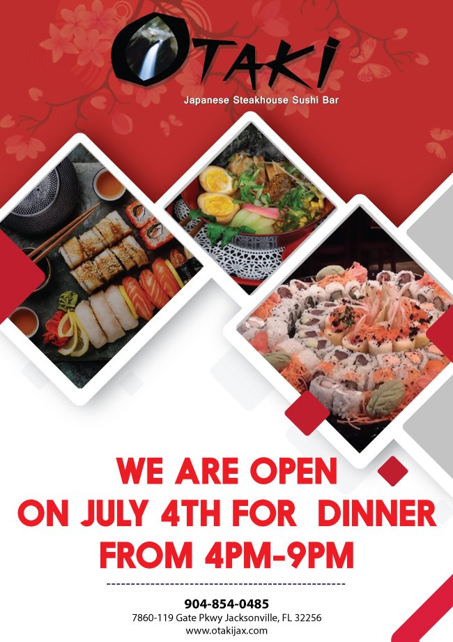 Otaki Japanese Steakhouse Jacksonville 7860 Gate Pkwy, Jacksonville