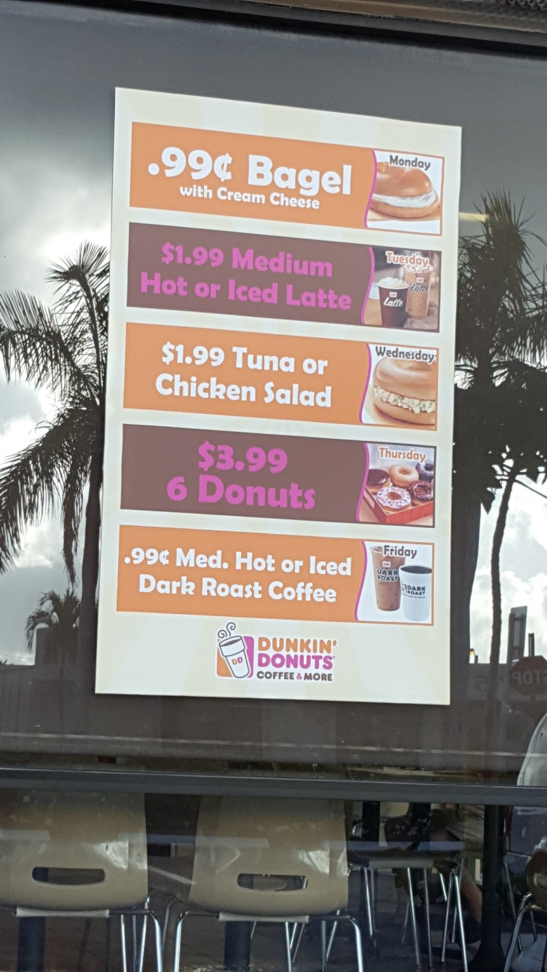 Dunkin' Menu