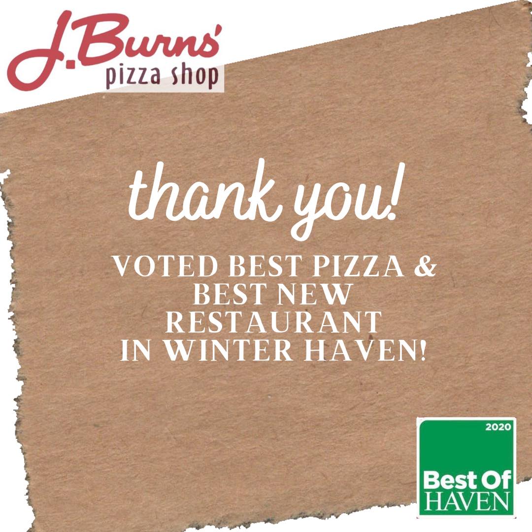 J. Burns' Pizza Shop 2306 E Edgewood Dr, Lakeland