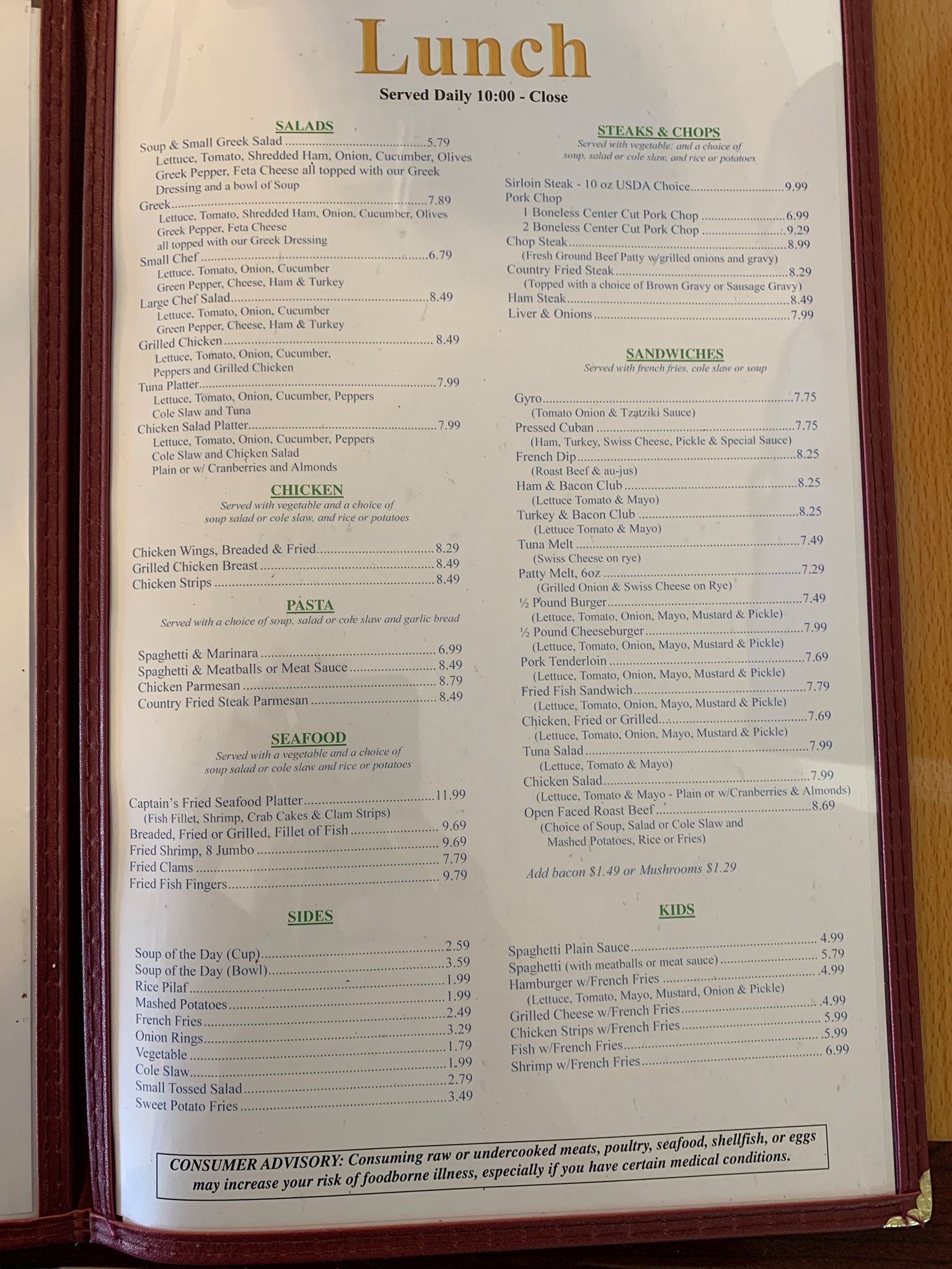 A & B Restaurant 1520 S Combee Rd, Lakeland