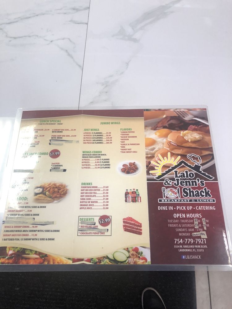 Lalo & Jenn Shack 5534 W Oakland Park Blvd, Lauderhill