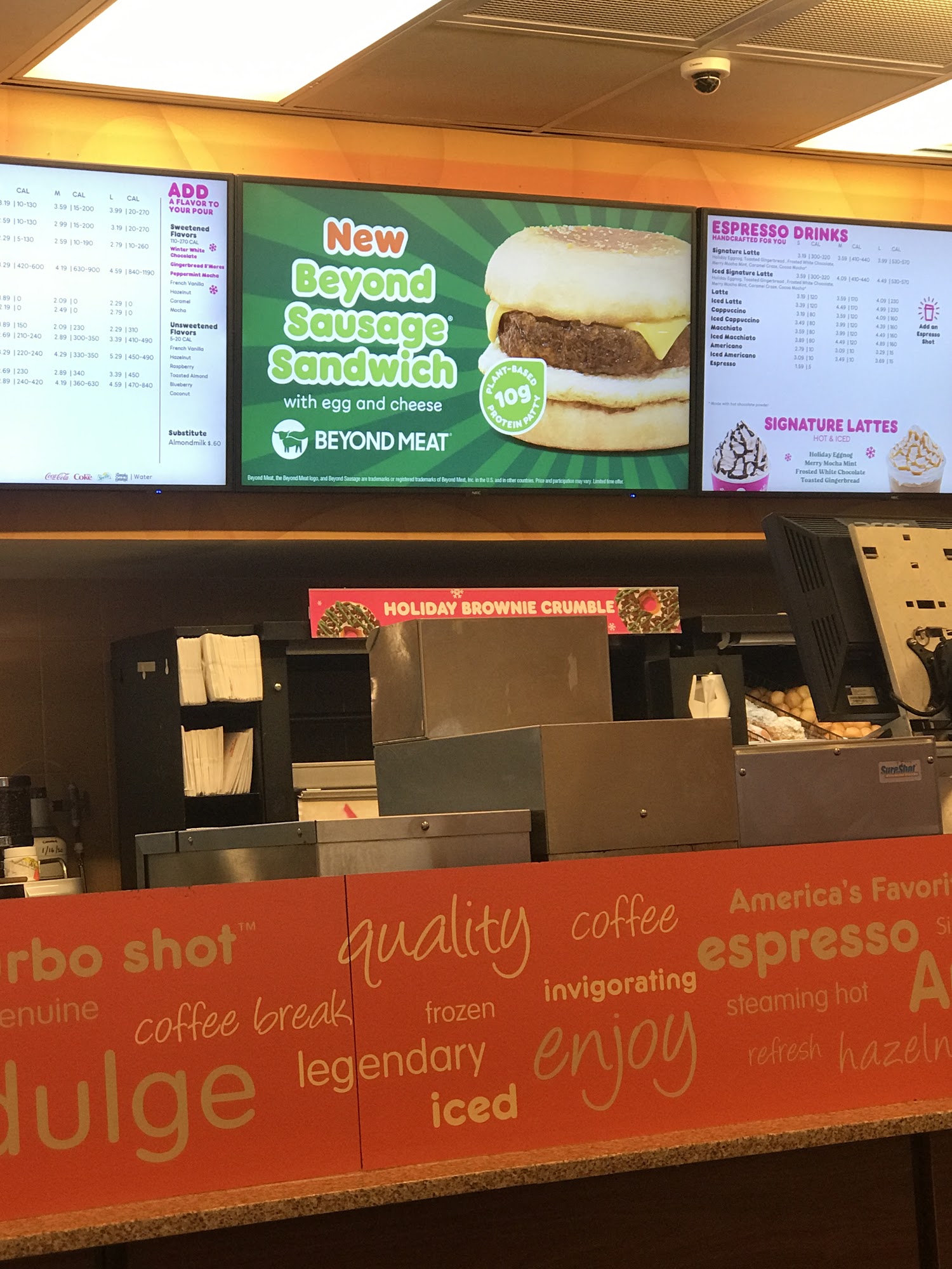 Dunkin' Menu