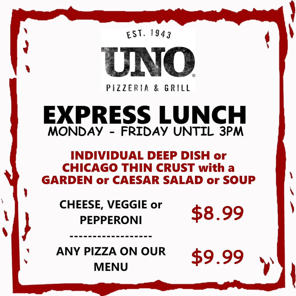 Uno Pizzeria & Grill 8260 N Wickham Rd, Melbourne