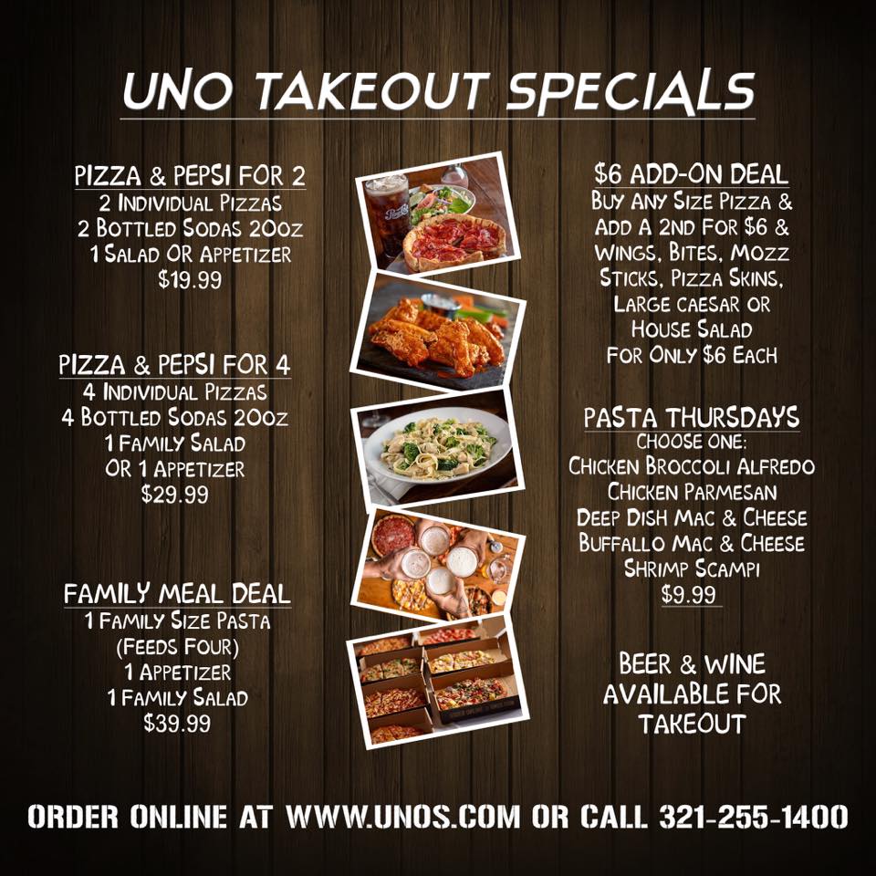 Uno Pizzeria & Grill 8260 N Wickham Rd, Melbourne