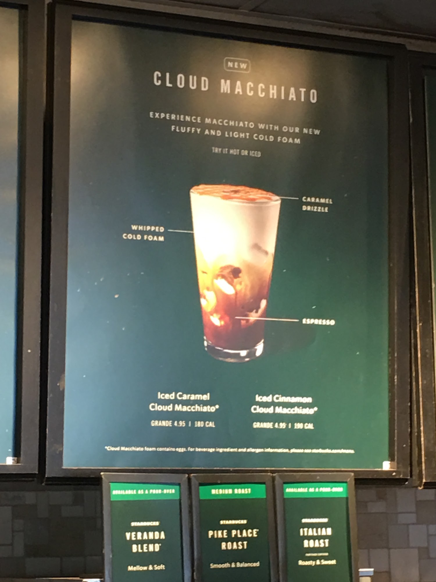 Starbucks Menu