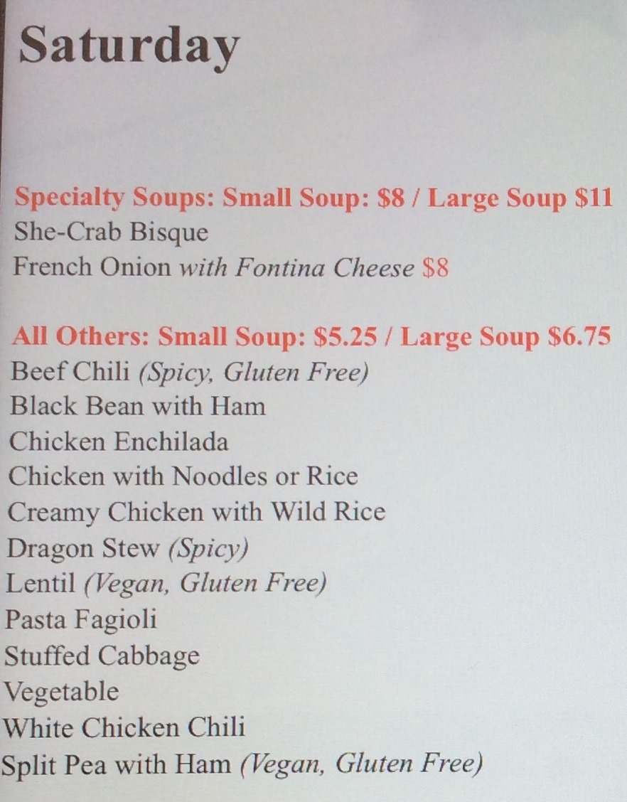 The Soup Shop 4100 N Wickham Rd, Melbourne