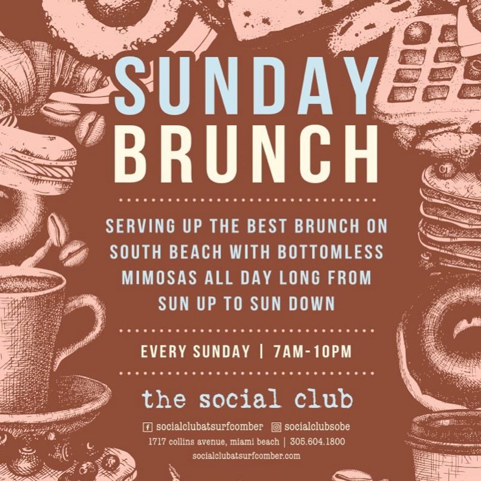 The Social Club 1717 Collins Ave, Miami Beach