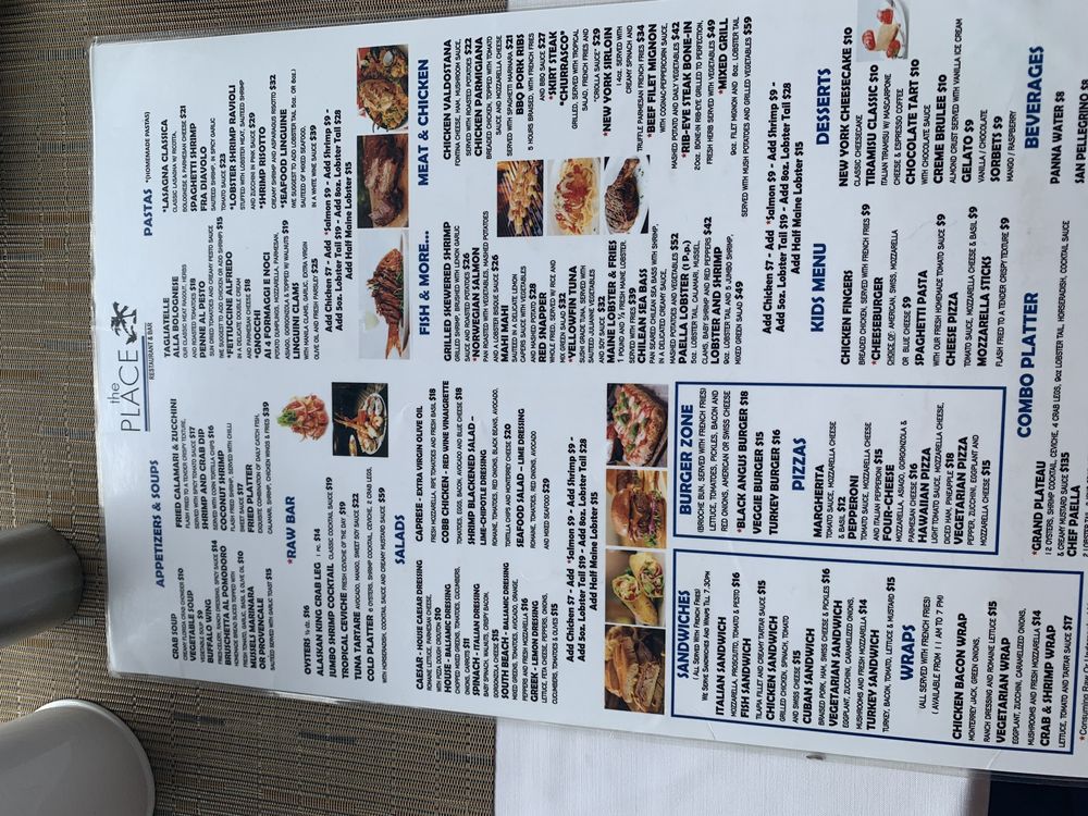 The Place Restaurant & Bar 720 Ocean Dr, Miami Beach