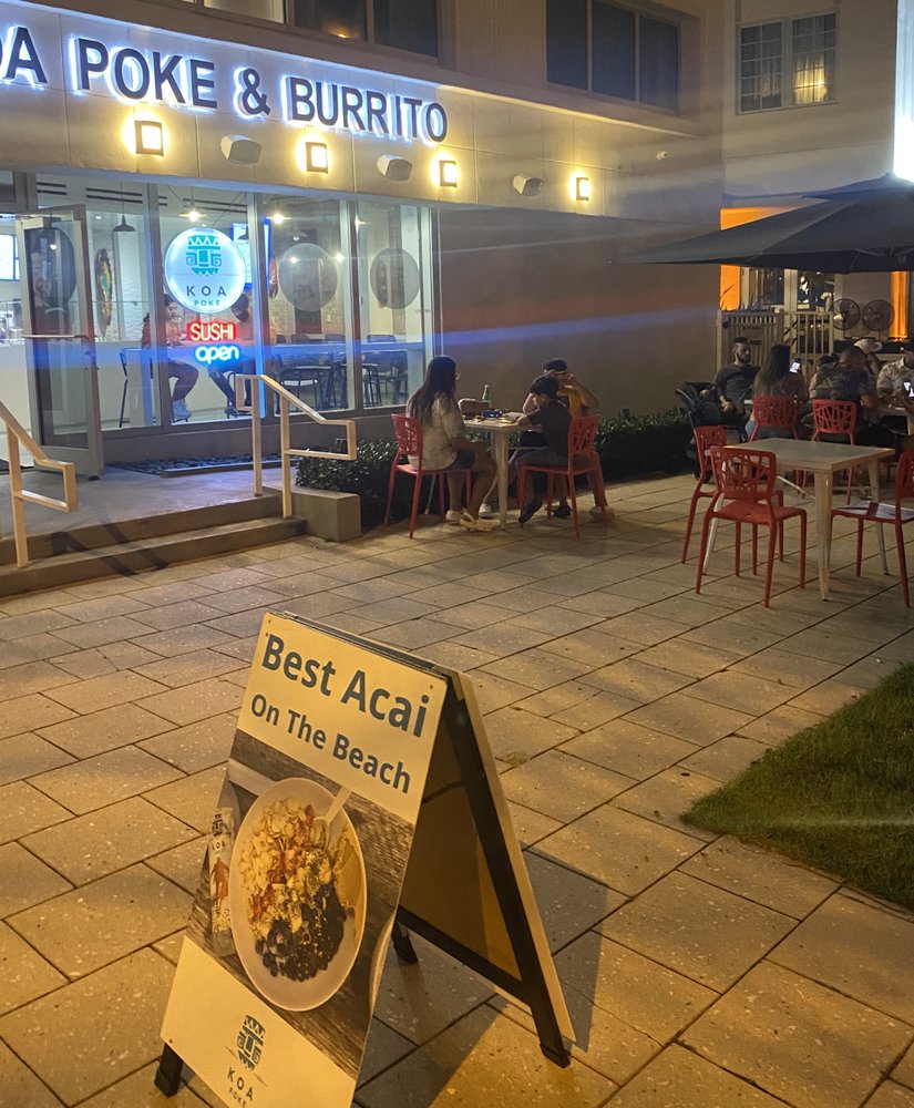 Koa Poke and Burrito 1600 Collins Ave Unit 103, Miami Beach