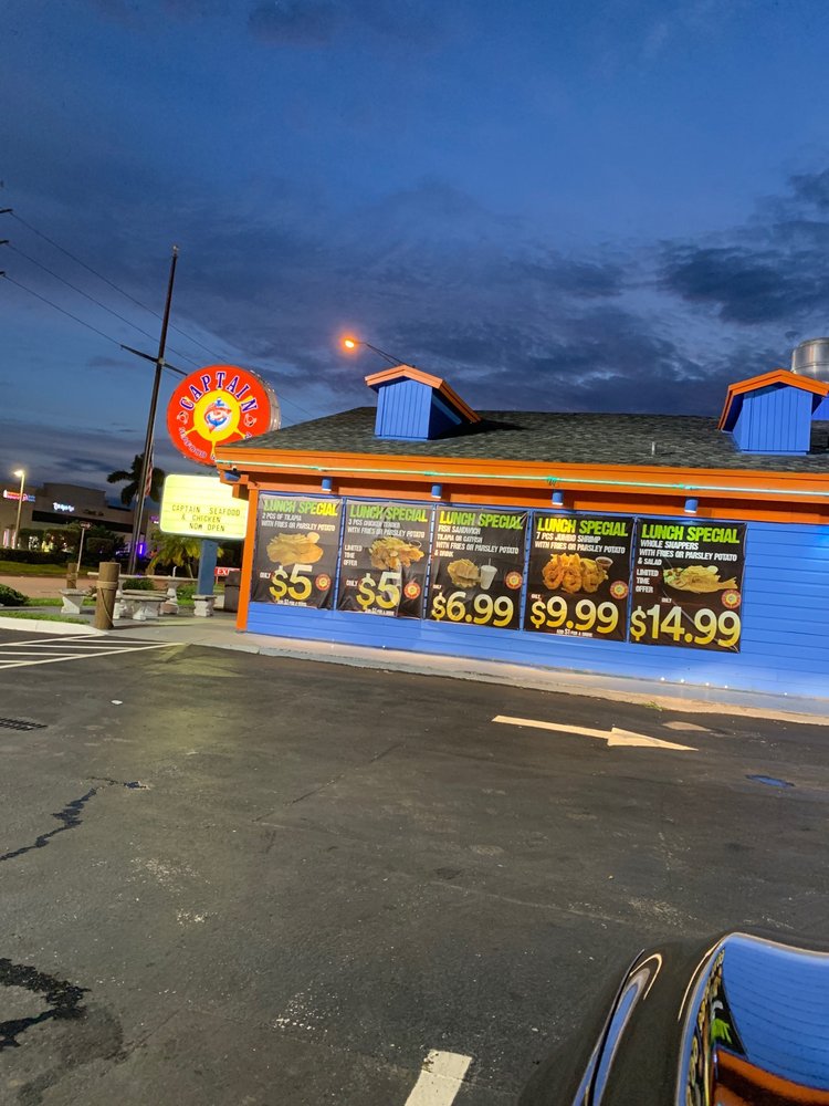 Captain Seafood & Chicken 4775 NW 183rd St, Miami Gardens