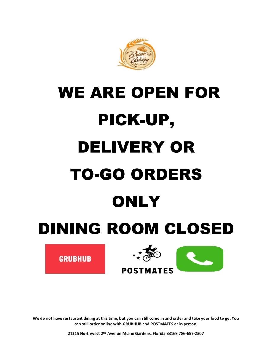 Bruno's Bakery and Restaurant 21315 NW 2nd Ave, Miami Gardens