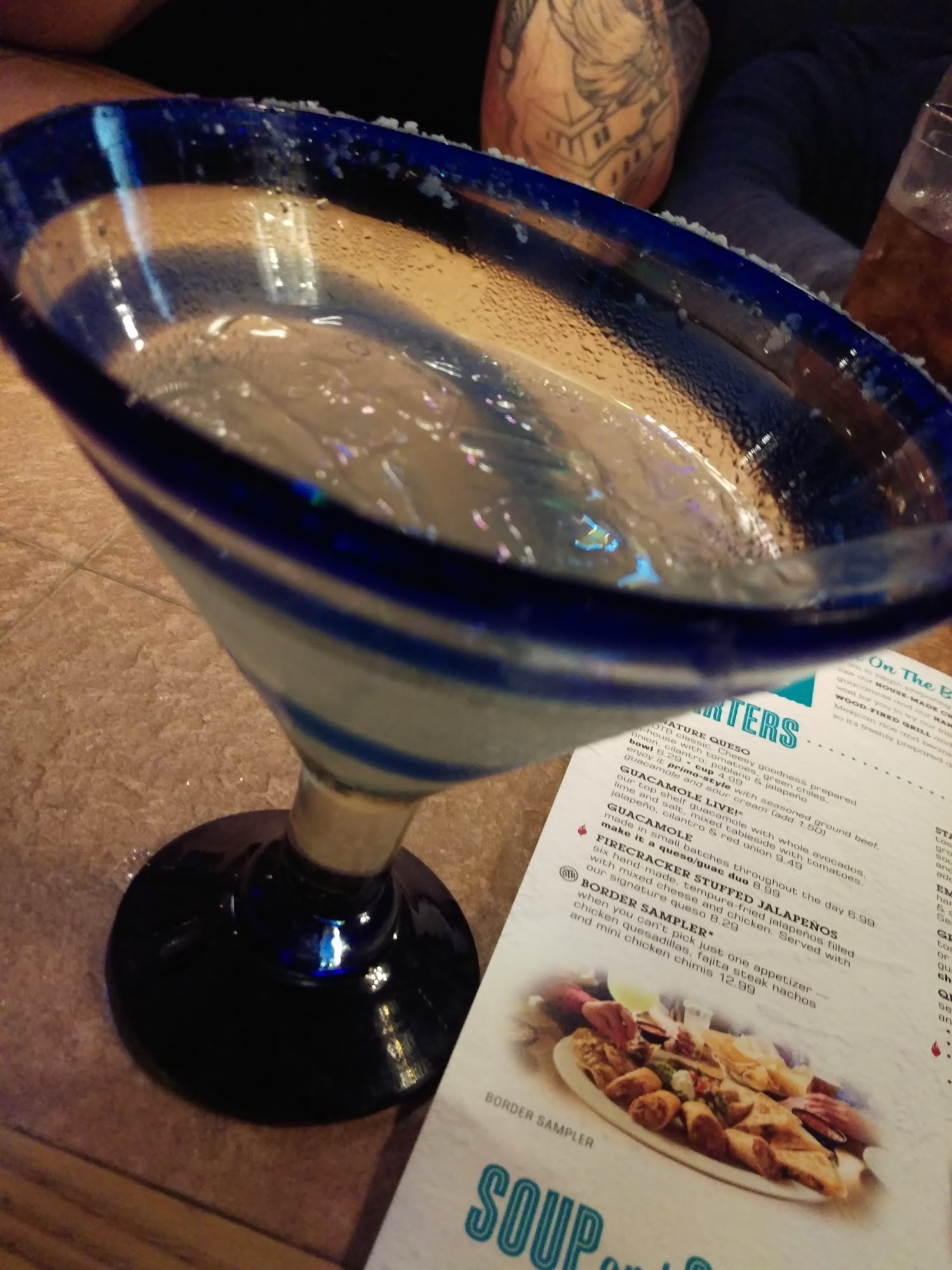 On The Border Mexican Grill & Cantina Menu