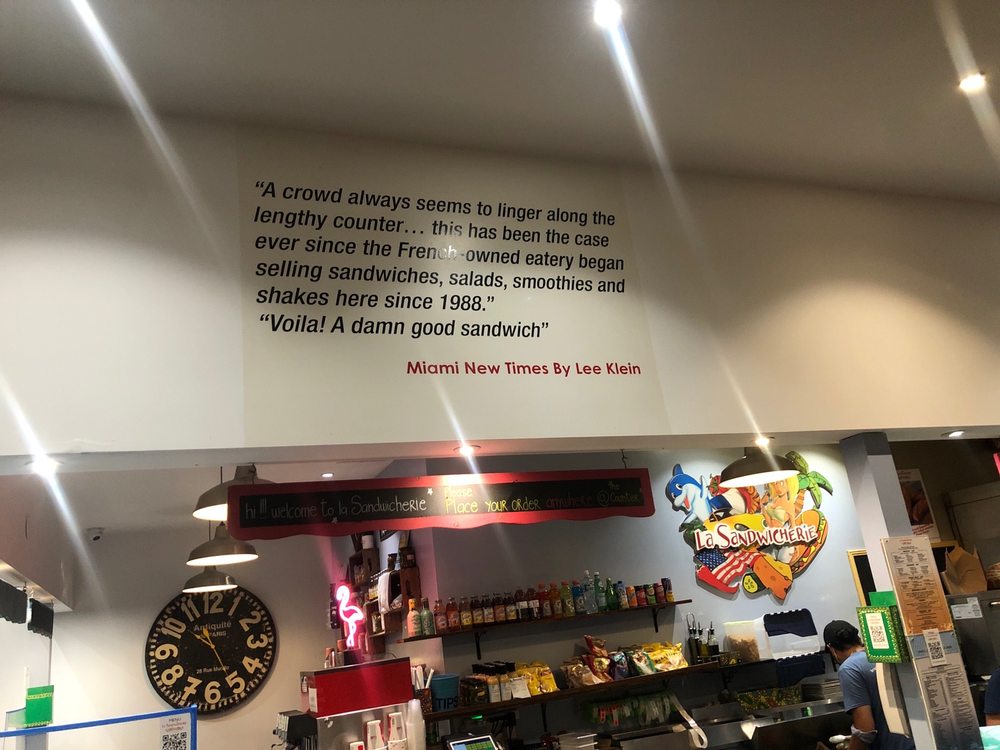La Sandwicherie brickell 34 SW 8th St, Miami