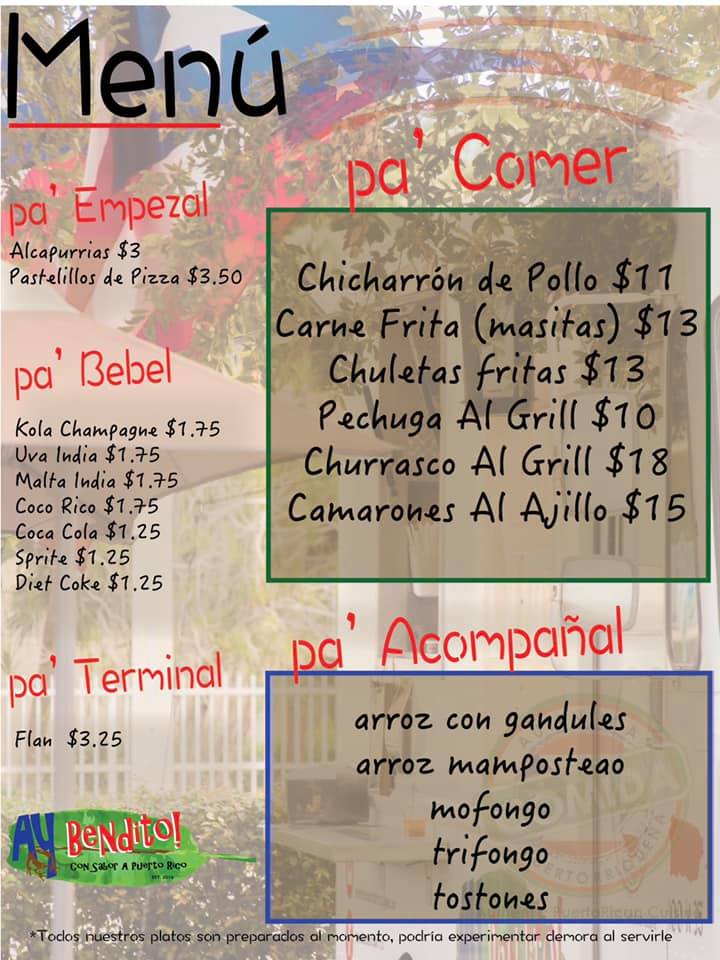 Ay bendito Con Sabor a Puerto Rico 9226 SW 137th Ave, Miami