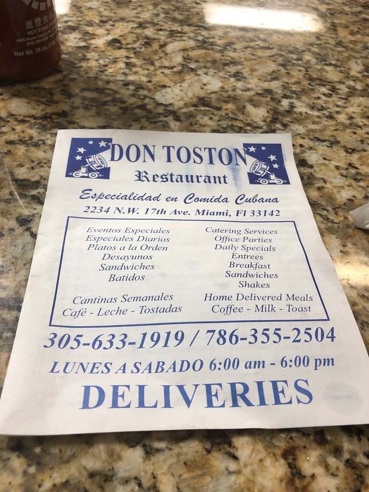 Don Toston 2234 NW 17th Ave, Miami
