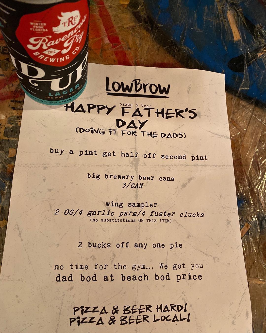 LowBrow Pizza & Beer 3148 Tamiami Trail E, Naples