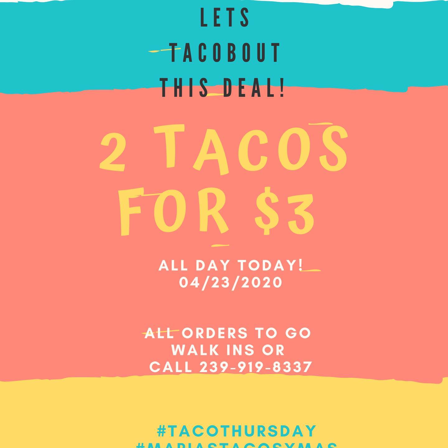 Maria's Tacos y Mas 9331 Tamiami Trail N, Naples
