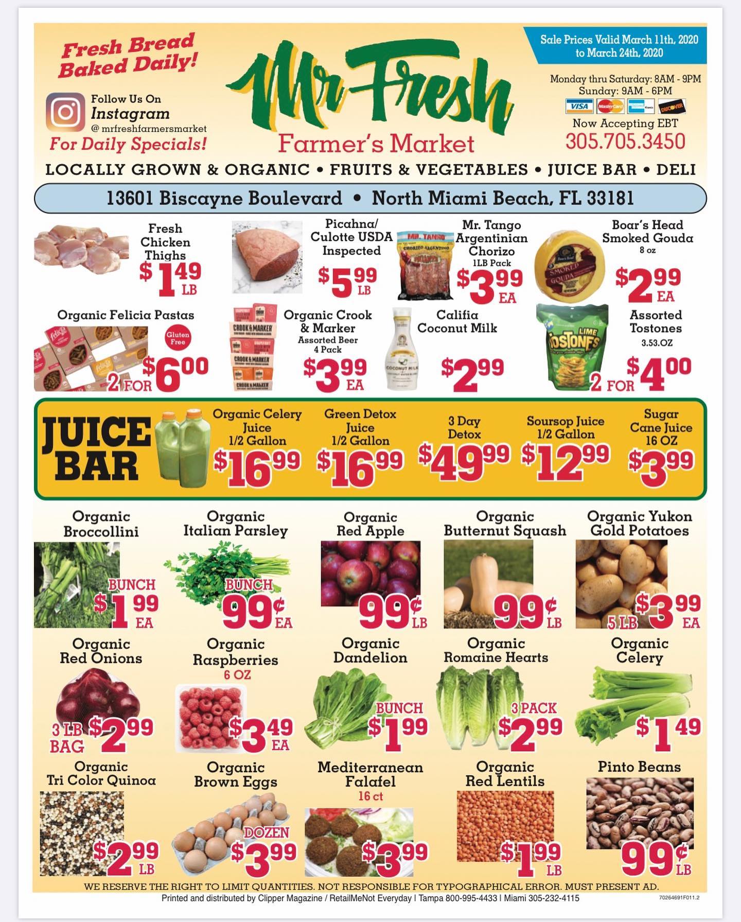 Mr Fresh Farmers Market 13601 Biscayne Blvd, North Miami Beach