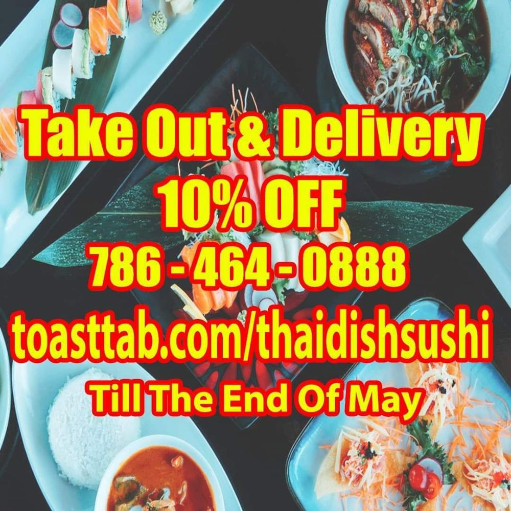 Rama 9 Thai Dish & Sushi 2188 NE 123rd St, North Miami
