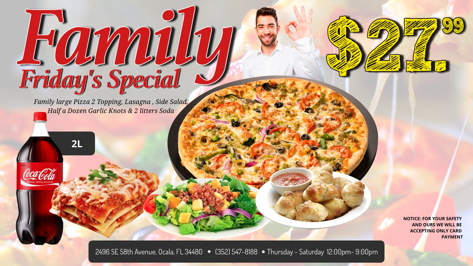 Arianna's Pizza 2496 SE 58th Ave, Ocala