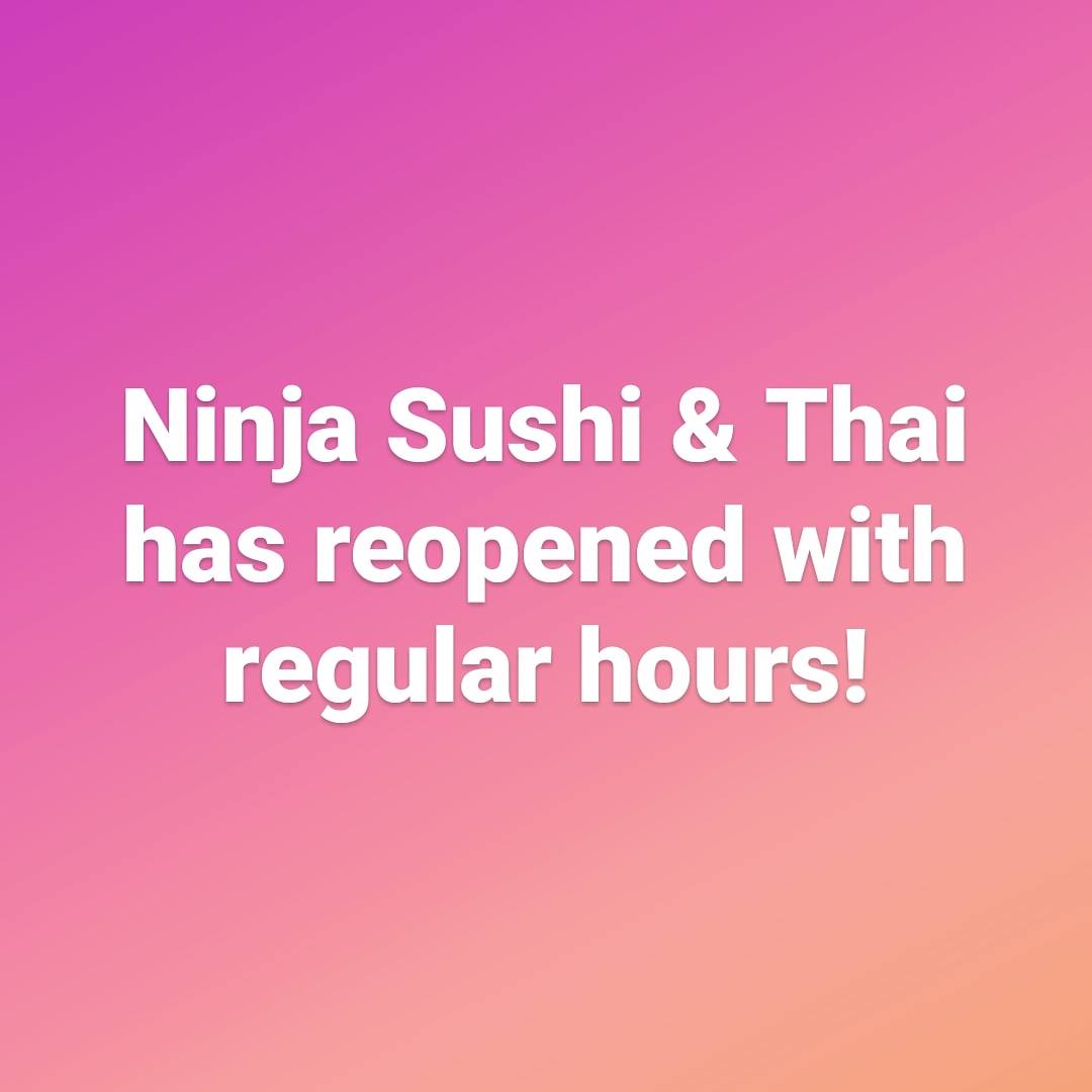 Ninja Sushi & Thai 2575 SW 42nd St #109, Ocala