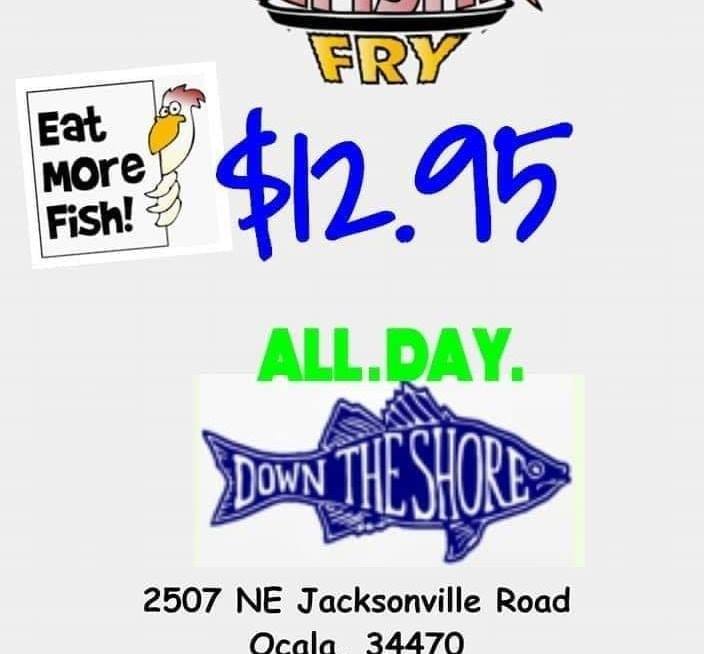 Down The Shore- Seafood, Sandwiches & More! 2507 NE Jacksonville Rd, Ocala
