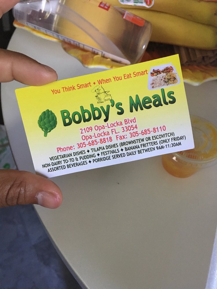 Bobby's Meals 2109 Opa-Locka Blvd, Opa-locka