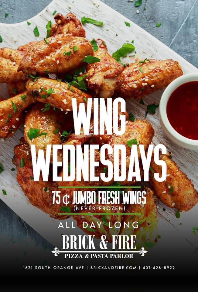 Brick & Fire Pizza 1621 S Orange Ave, Orlando