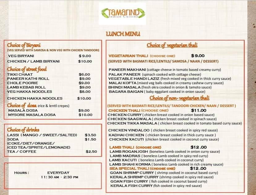 Tamarind Indian Cuisine Orlando 12309 E Colonial Dr, Orlando